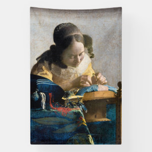 Johannes Vermeer - The Lacemaker Banner