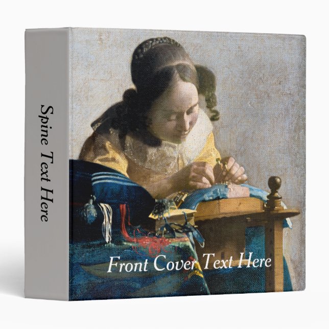 Johannes Vermeer - The Lacemaker Binder (Front/Spine)