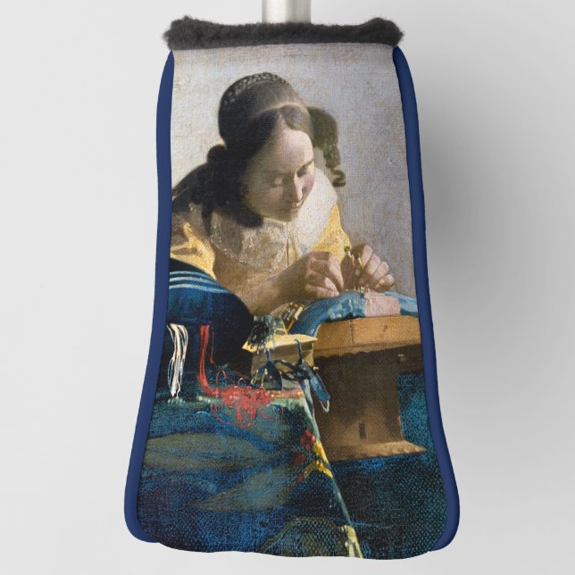 Johannes Vermeer - The Lacemaker Golf Head Cover (Rotate 90)