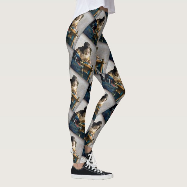 Johannes Vermeer - The Lacemaker Leggings (Right)