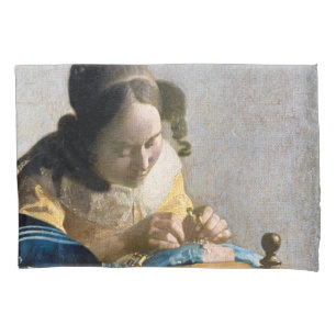 Johannes Vermeer - The Lacemaker Pillowcase