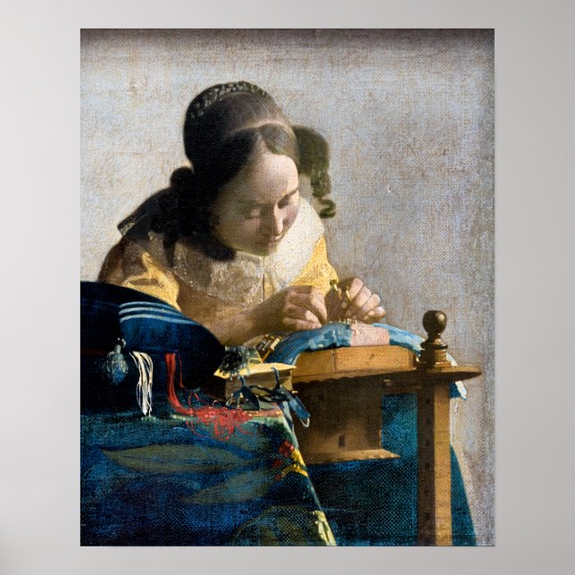 Johannes Vermeer - The Lacemaker Poster (Front)