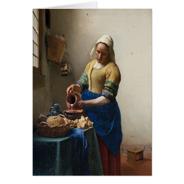 Johannes Vermeer, The Milkmaid (Front)