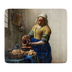 Johannes Vermeer - The Milkmaid Cutting Board