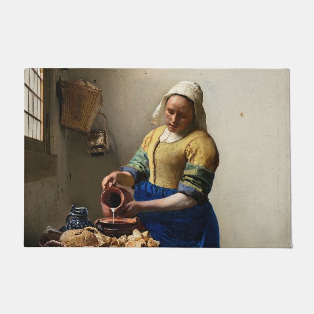Johannes Vermeer - The Milkmaid Doormat (Front)