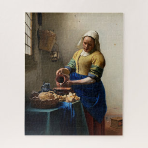 Johannes Vermeer - The Milkmaid Jigsaw Puzzle