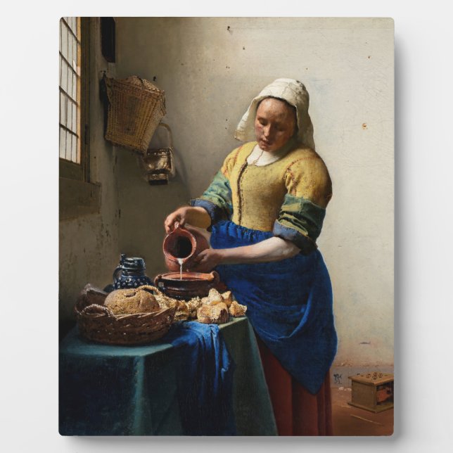 Johannes Vermeer - The Milkmaid Plaque (Front)