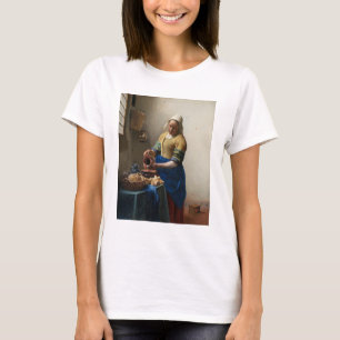 Johannes Vermeer, The Milkmaid T-Shirt