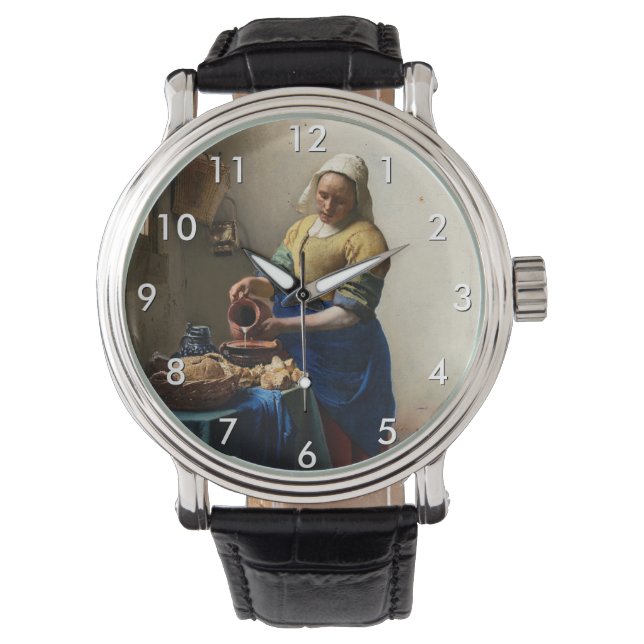Johannes Vermeer - The Milkmaid Watch (Front)