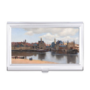 Johannes Vermeer - View of Delft Business Card Holder