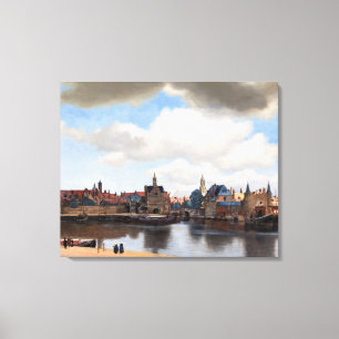 Johannes Vermeer - View of Delft Canvas Print