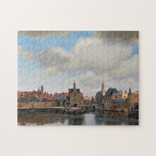 Johannes Vermeer View of Delft Jigsaw Puzzle (Horizontal)