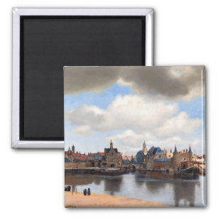 Johannes Vermeer - View of Delft Magnet