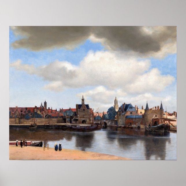 Johannes Vermeer - View of Delft Poster (Front)