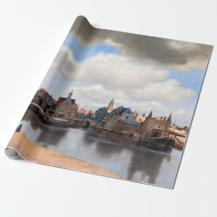 Johannes Vermeer - View of Delft Wrapping Paper