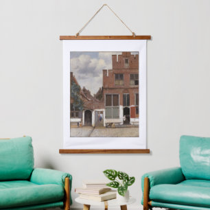 Johannes Vermeer, View Of Houses In Delft Hanging Tapestry