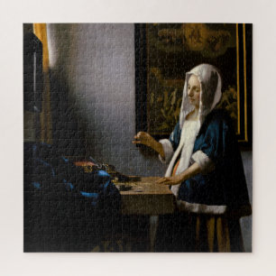 Johannes Vermeer - Woman Holding a Balance Jigsaw Puzzle