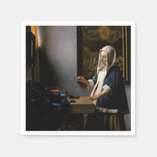 Johannes Vermeer - Woman Holding a Balance Napkin