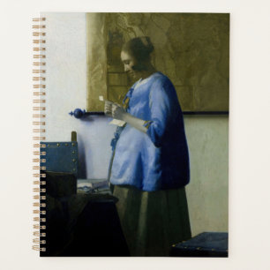 Johannes Vermeer - Woman in Blue Reading a Letter Planner