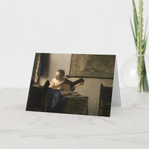 Johannes Vermeer - Young Woman with a Lute Card