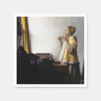 Johannes vermeer woman sale with a pearl necklace