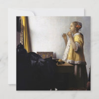 Johannes Vermeer - Young Woman with Pearl Necklace