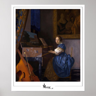 Johannes Vermeer Zedign Poster d'art #34