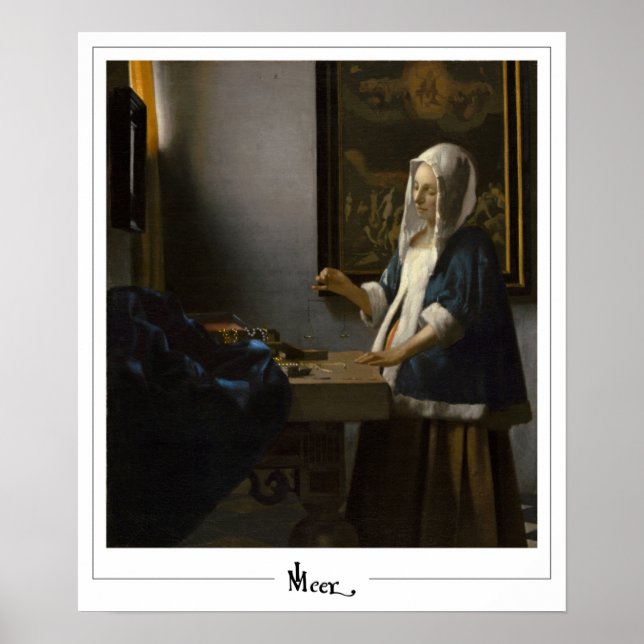 Johannes Vermeer Zedign Poster d'art #37 (Devant)