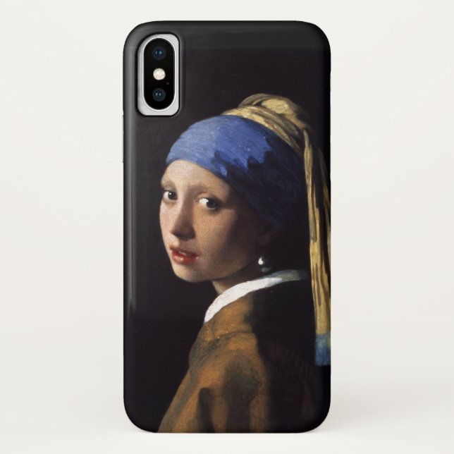 Johannes Vermeer's Girl with a Pearl Earring iPhon Case-Mate iPhone Case (Back)