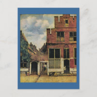Johannes Vermeer's Street in Delft (circa 1660)