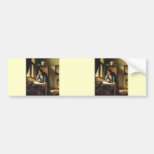 Johannes Vermeer's The Geographer (circa 1669) Bumper Sticker