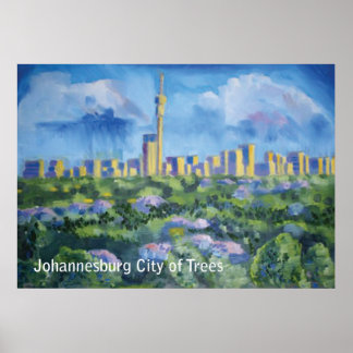 Johannesburg City of Trees Poster