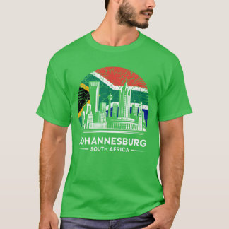 Johannesburg City South Africa Flag friend T-Shirt