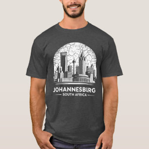 Johannesburg City South Africa retro T-Shirt
