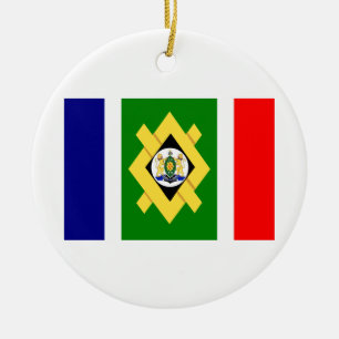 Johannesburg Flag Ceramic Ornament