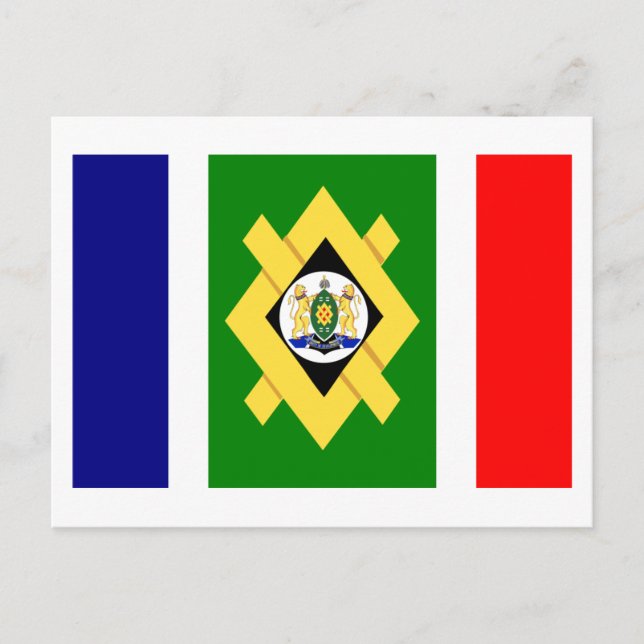 Johannesburg Flag Postcard (Front)