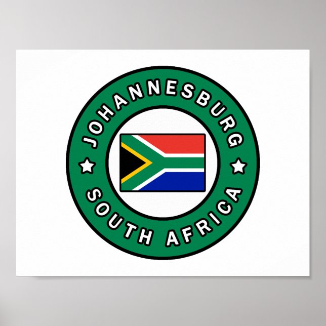 Johannesburg South Africa Poster (Front)