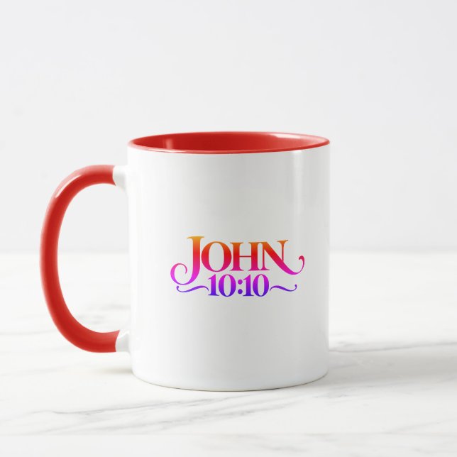 John 10:10 mug (Left)