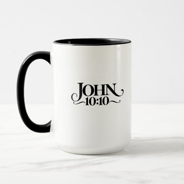 John 10:10 mug (Left)