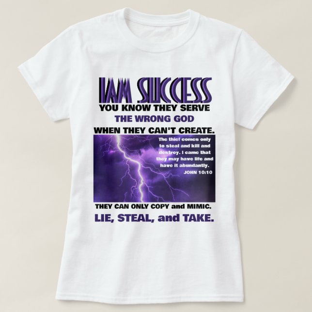 JOHN 10:10 T-Shirt (Design Front)