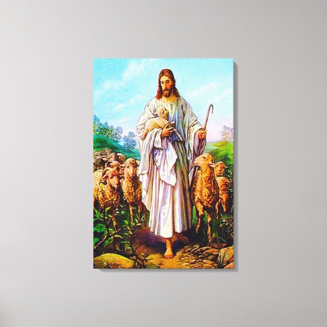 John 10:7-21 I Am the Good Shepherd Canvas (Front)