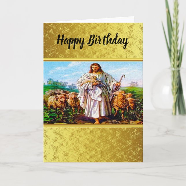 John 10:7-21 I Am the Good Shepherd Card (Front)