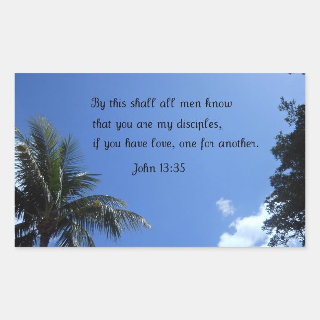 John 13:35 sticker (Front)