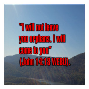 John 14:18 WEBU Poster