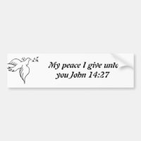 John 14:27 Bible verse Religion Christianity Dove