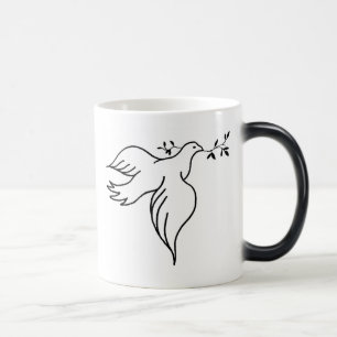 John 14:27 Bible verse Religion Christianity Dove Magic Mug