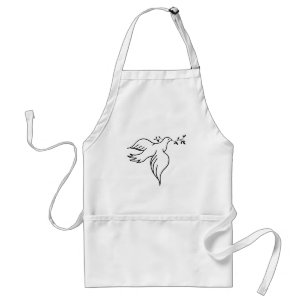 John 14:27 Christianity dove bird wings flight Standard Apron