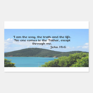 John 14:6 I am the way Sticker