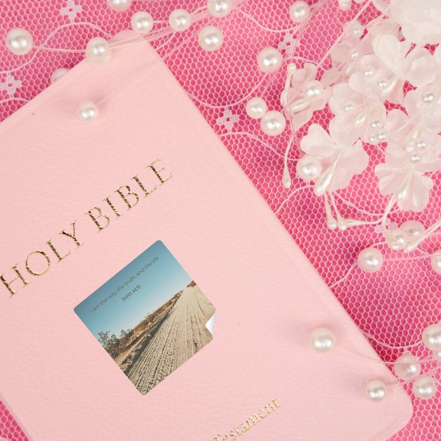 John 14:6 KJV Autocollant – Collection Desert Fait (Créateur téléchargé)