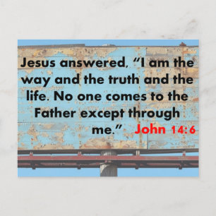 John 14:6 postcard